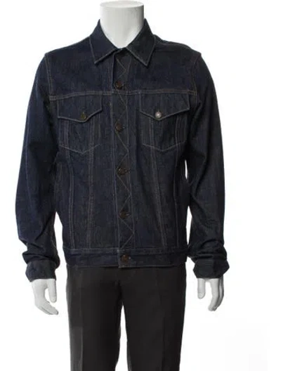 Pre-owned Imogene + Willie Trucker Jacket In Blue