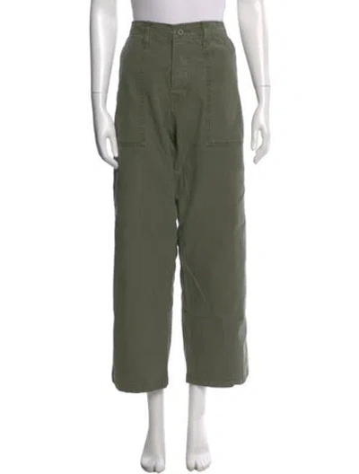 Pre-owned Imogene + Willie Wide Leg Pants In Green