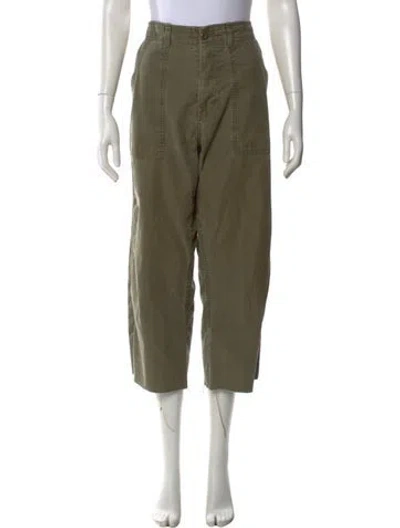 Pre-owned Imogene + Willie Wide Leg Pants In Green