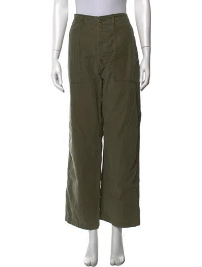Pre-owned Imogene + Willie Wide Leg Pants In Green