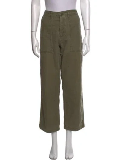 Pre-owned Imogene + Willie Wide Leg Pants In Green