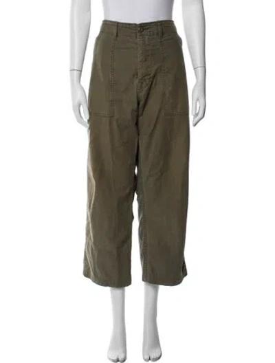 Pre-owned Imogene + Willie Wide Leg Pants In Green