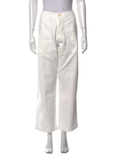 Pre-owned Imogene + Willie Wide Leg Pants In White