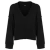 IMPERFECT CLASSIC V-NECK WOOL BLEND SWEATER