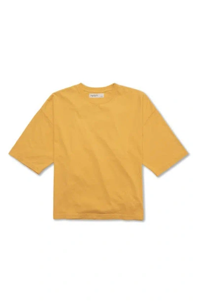 Imperfects Night Oversize T-shirt In Yellow