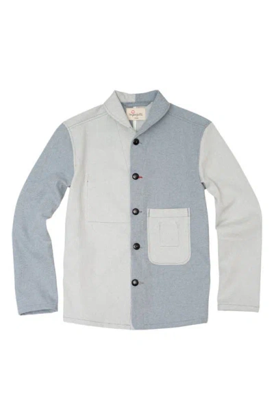 Imperfects Shepards Denim Button-up Shirt In Blue