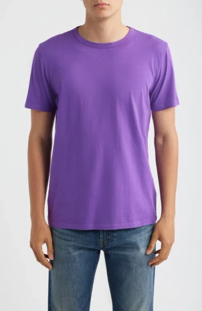 Imperfects Shop Solid Organic Cotton T-shirt In Purple