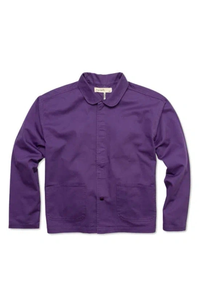 Imperfects The Bell Coat In Purple Magic