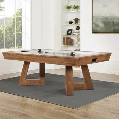 Imperial Aris Air Hockey Table With Accessories Included In Natural