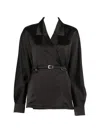 Imperial Belted Jacket In Black