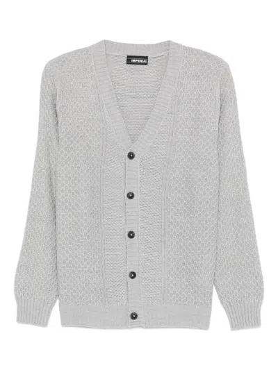 Imperial Buttoned V-neck Cardigan In Multi