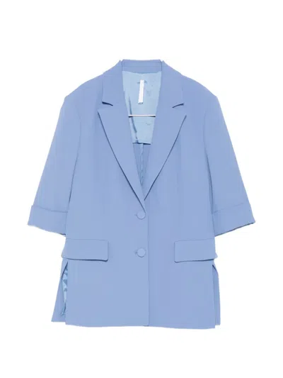 Imperial Button-fastening Blazer In Blue