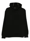 Imperial Cotton Hoodie In Black