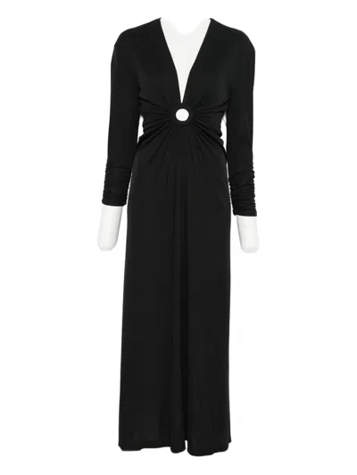 Imperial Cut-out Maxi Dress In Black