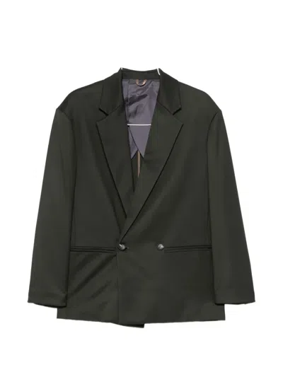 Imperial Double-breasted Jacket In Green