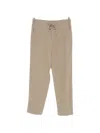 Imperial Drawstring Elasticated-waist Trousers In Brown