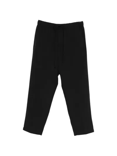 Imperial Drawstring Trousers In Black