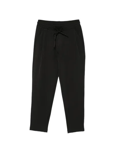 Imperial Drawstring-waist Track Pants In Black