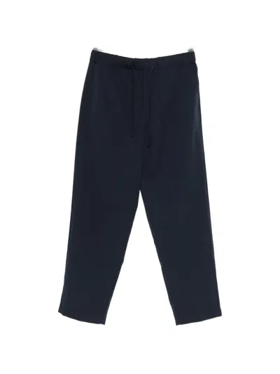 Imperial Drawstring-waist Trousers In Blue