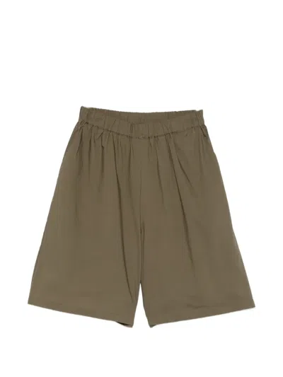 Imperial Elasticated Shorts In Brown