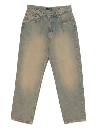 Imperial Faded Effect Jeans In Blue