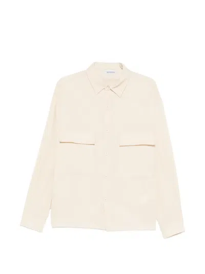 Imperial Flap-pocket Shirt Jacket In Nude