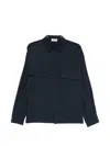 Imperial Flap-pocket Shirt Jacket In Blue