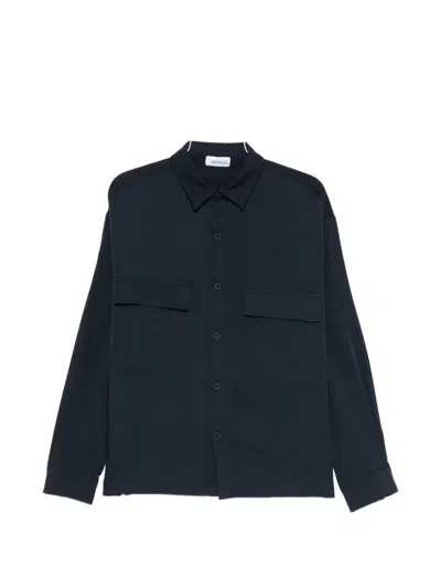 Imperial Flap-pocket Shirt Jacket In Blue