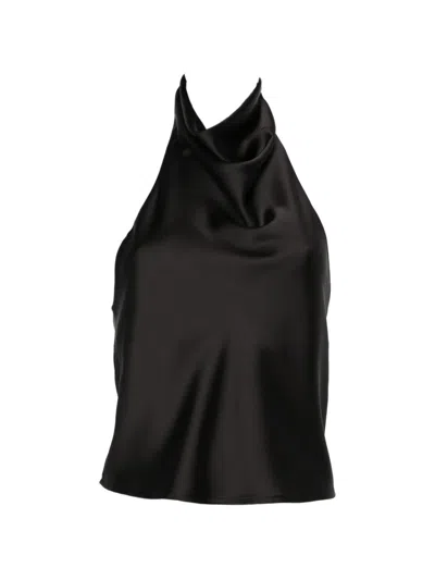 Imperial Halterneck Top In Black