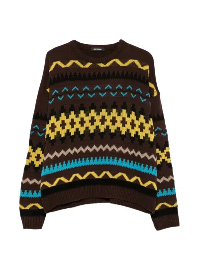 Imperial Intarsia-knit Sweater In Multi