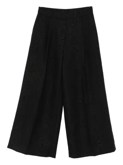 Imperial Jacquard Trousers In Black