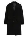 Imperial Long-sleeved Coat In Black