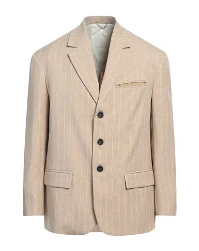 Imperial Man Blazer Beige Size L Polyester, Viscose