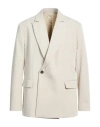 Imperial Man Blazer Beige Size L Polyester, Viscose, Elastane In Gray