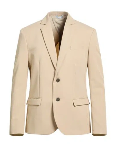 Imperial Man Blazer Beige Size L Polyester, Viscose, Elastane In Pink
