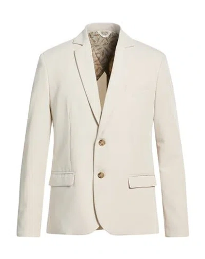 Imperial Man Blazer Beige Size L Polyester, Viscose, Elastane In White