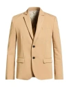Imperial Man Blazer Beige Size M Polyester, Viscose, Elastane In Brown