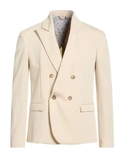 Imperial Man Blazer Beige Size S Polyester, Viscose, Elastane In Neutral
