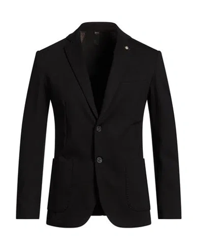 Imperial Man Blazer Black Size 36 Viscose, Polyamide, Elastane