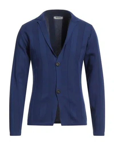 Imperial Man Blazer Blue Size Xl Cotton