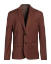 Imperial Man Blazer Brown Size Xl Polyester, Viscose, Elastane