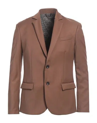Imperial Man Blazer Brown Size Xxl Polyester, Viscose, Elastane