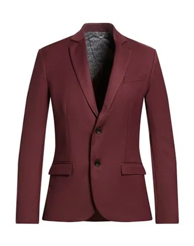 Imperial Man Blazer Burgundy Size S Polyester, Viscose, Elastane In Brown