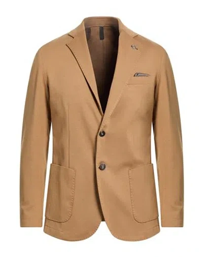 Imperial Man Blazer Camel Size 38 Viscose, Polyamide, Elastane In Neutral