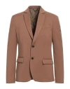 Imperial Man Blazer Camel Size Xxl Polyester, Viscose, Elastane In Beige