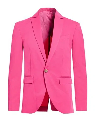 Imperial Man Blazer Fuchsia Size S Polyester, Viscose, Elastane In Pink