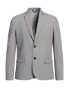 Imperial Man Blazer Grey Size M Polyester, Viscose, Elastane In Gray