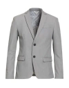 Imperial Man Blazer Grey Size L Polyester, Viscose, Elastane In Gray