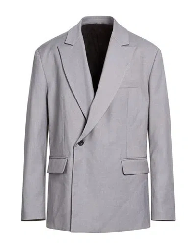 Imperial Man Blazer Grey Size Xl Polyester, Viscose, Elastane In Gray