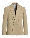 Imperial Man Blazer Khaki Size L Polyester, Viscose, Elastane In Neutral